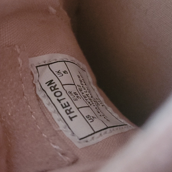 New Tretorn Blush Espadrille Sneakers - Picture 15 of 15